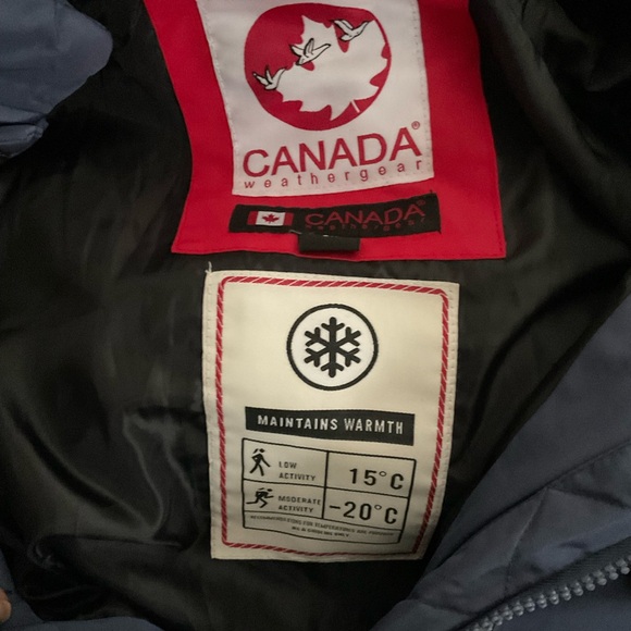 NWT Canada Weather Gear Blue 2-in-1 Length Waterproof Opt Hooded Puffer Parka - Picture 16 of 16